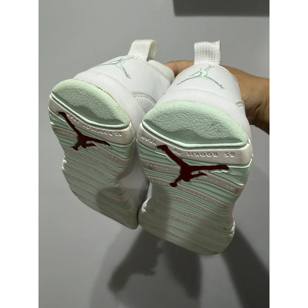 Size 6 2005 Air Jordan 10 Retro GS Ice Green 310806 131‎ J